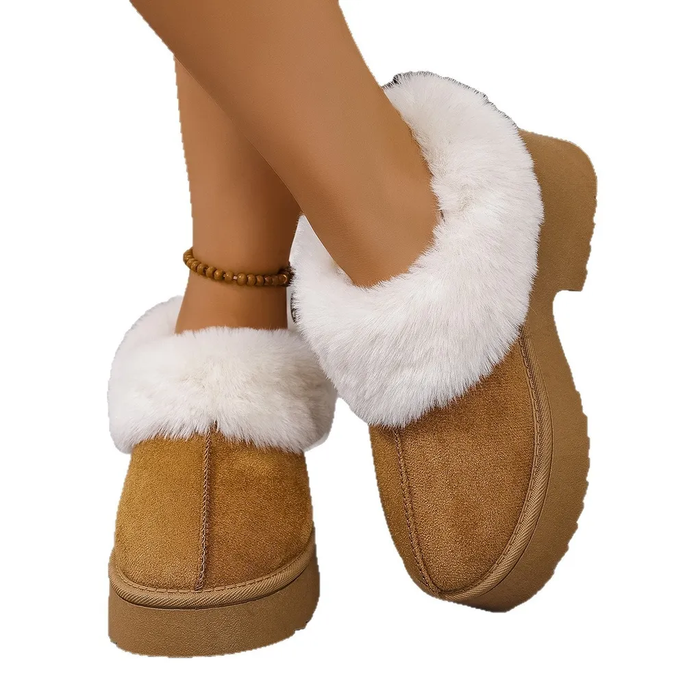 Cozy Fur-Lined Winter Platform Boots, image 6