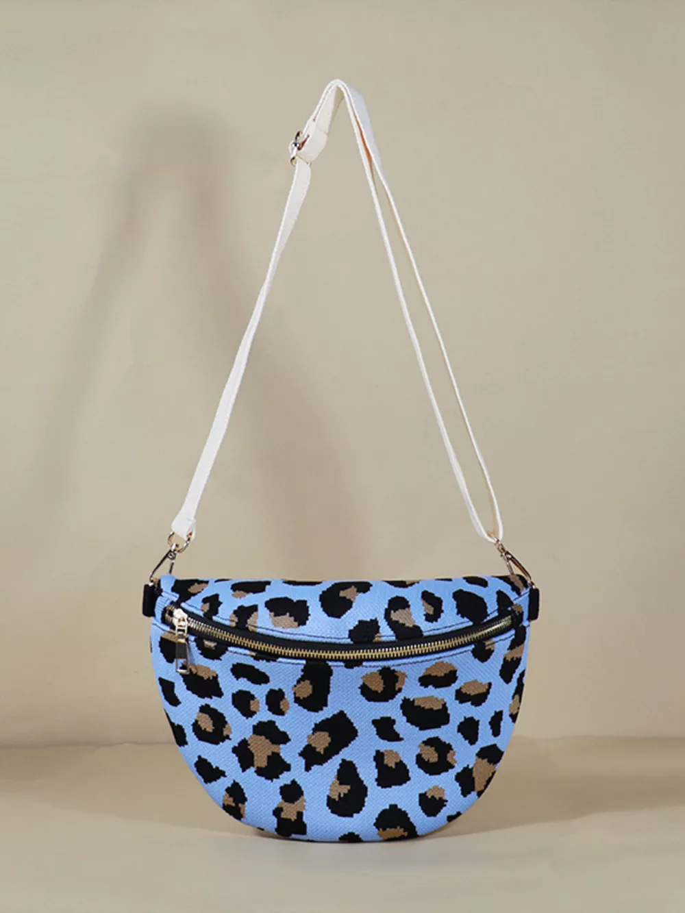 Leopard Print Crossbody Bag