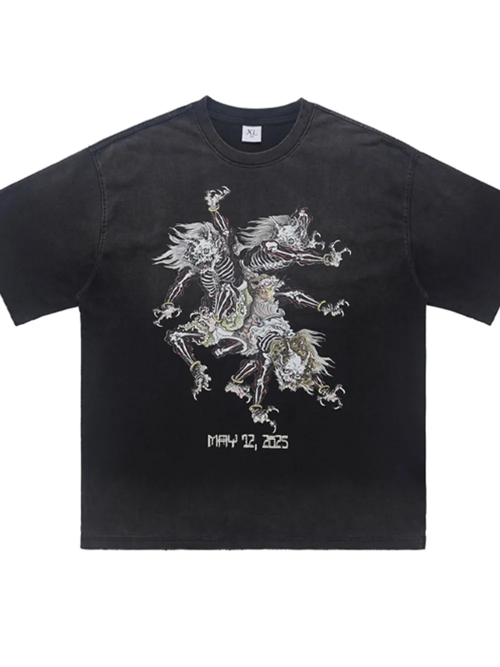 Men's Vintage Graphic Oversized T-Shirt, image 2