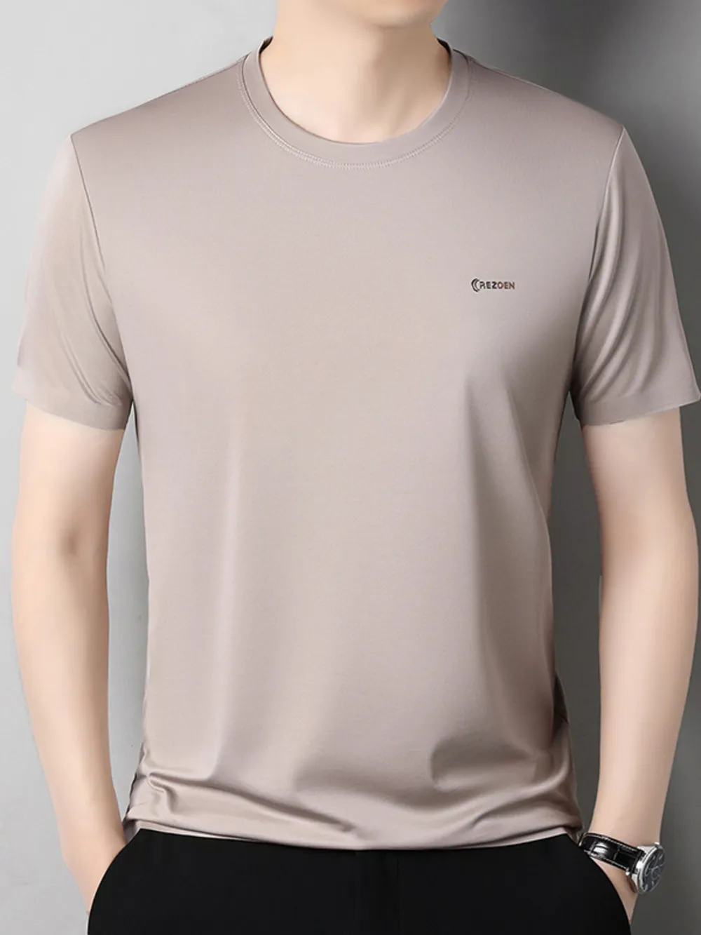 Men's Round Neck Short Sleeve T-Shirt