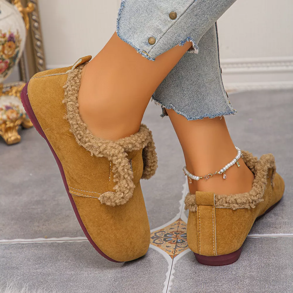 Faux Fur Lined Slip-Ons, image 6