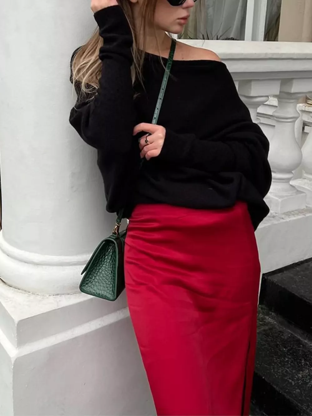 Boat Neck Long Sleeve Sweater, image 11