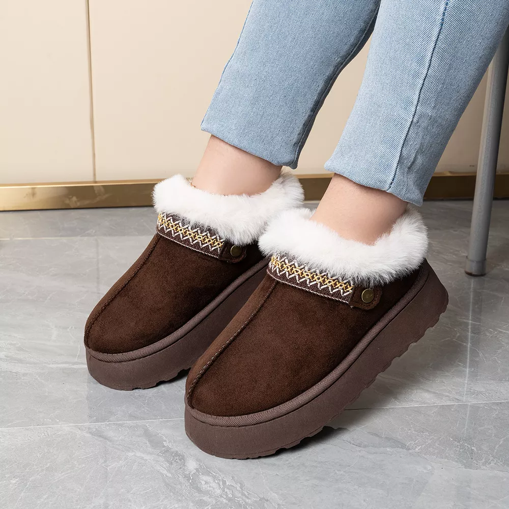 Round Toe Platform Ankle Boots, image 6