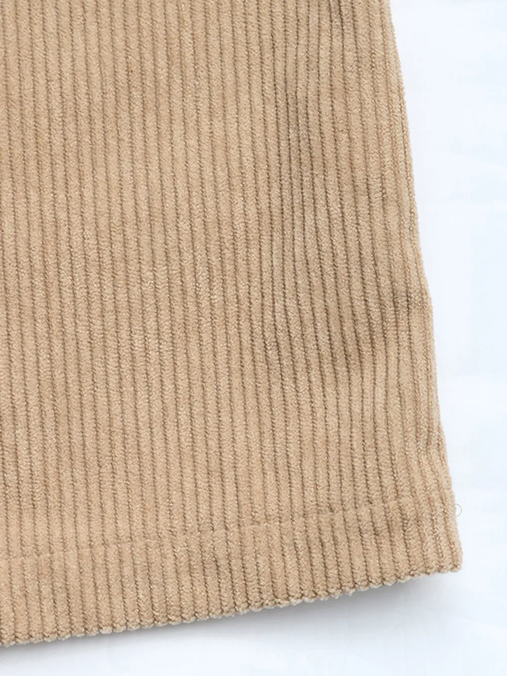 Corduroy Overall Dress with Pocket, image 3
