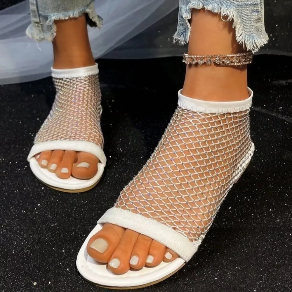 Open Toe Flats Sandals, image 6