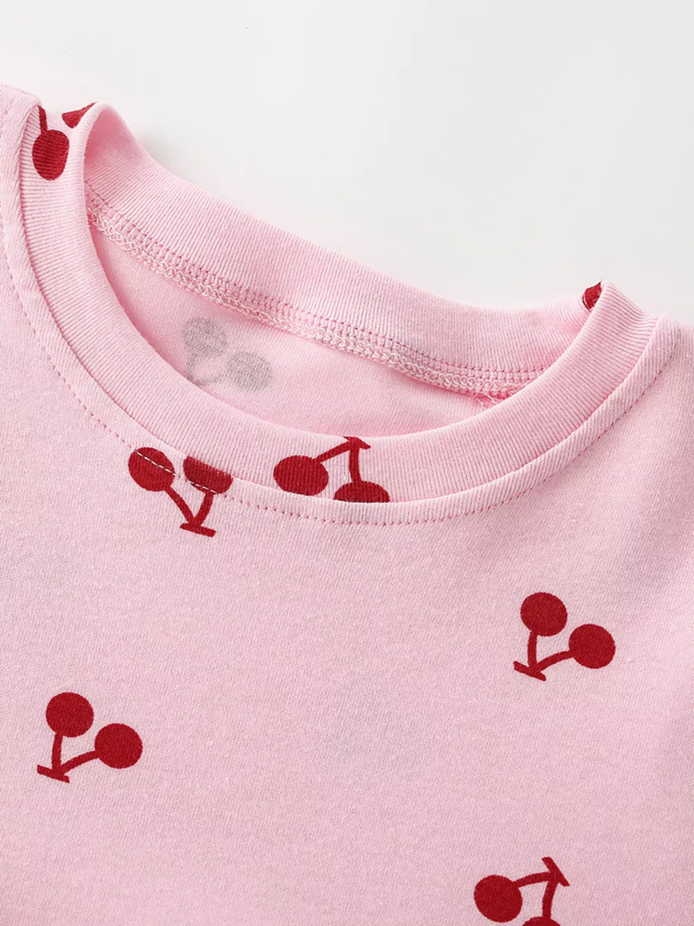 Children's Cherry Print Short Sleeve Dress, image 3