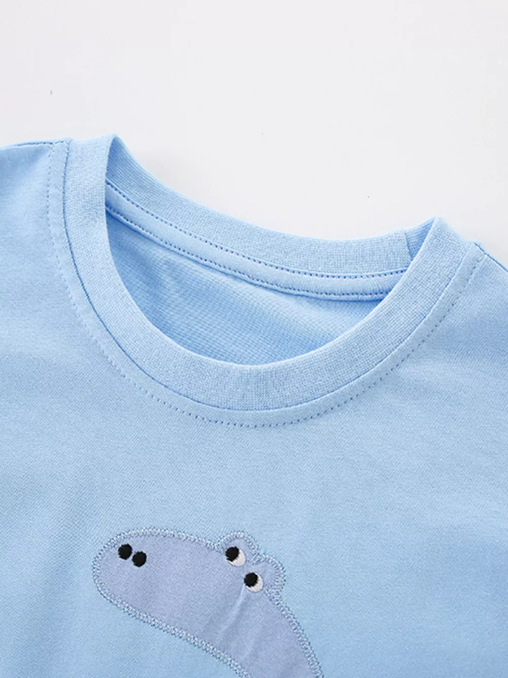 Children's Dinosaur Applique Short Sleeve T-Shirt, image 3