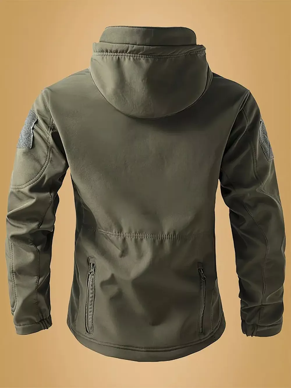 Men's Zip Up Long Sleeve Hooded Jacket, image 2