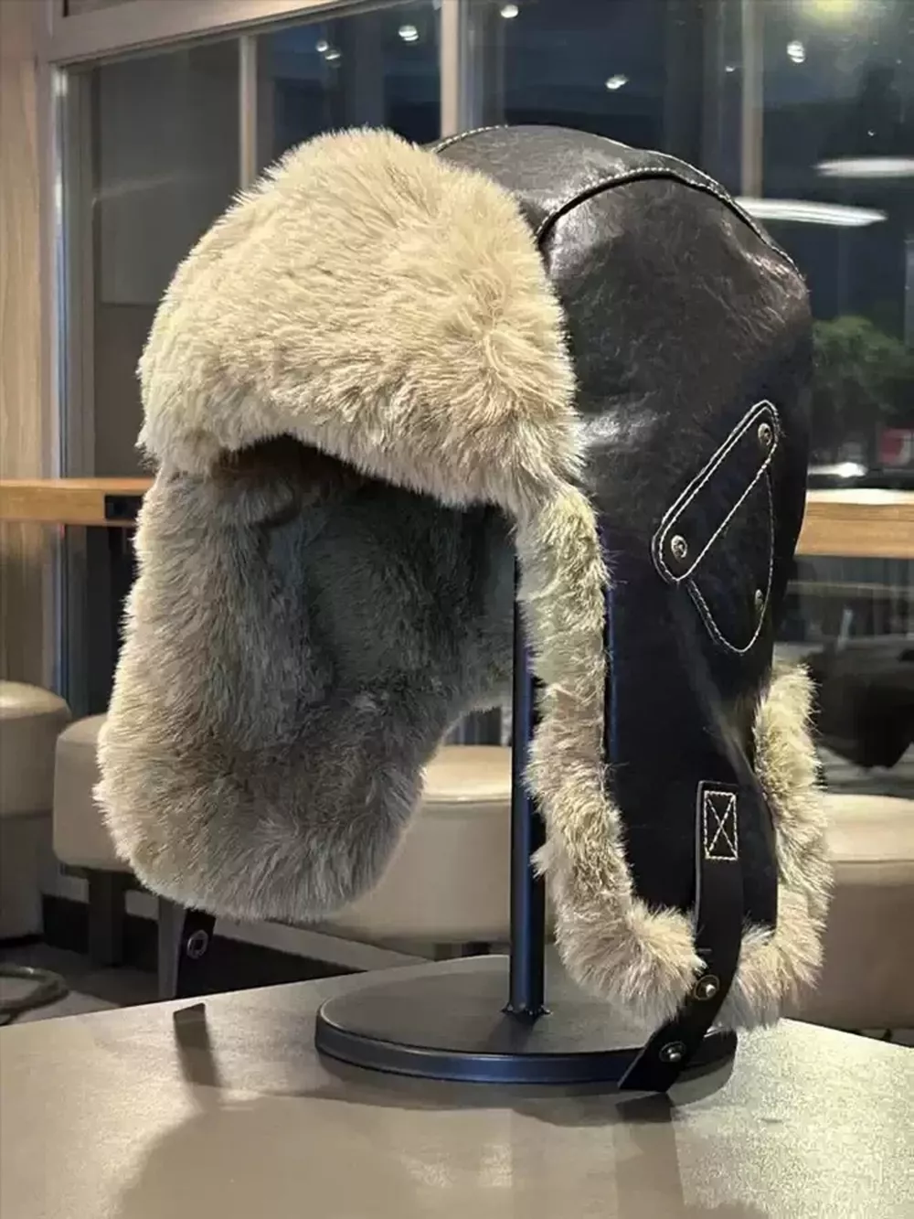 Warm Fuzzy Ear Flap Hat, image 2