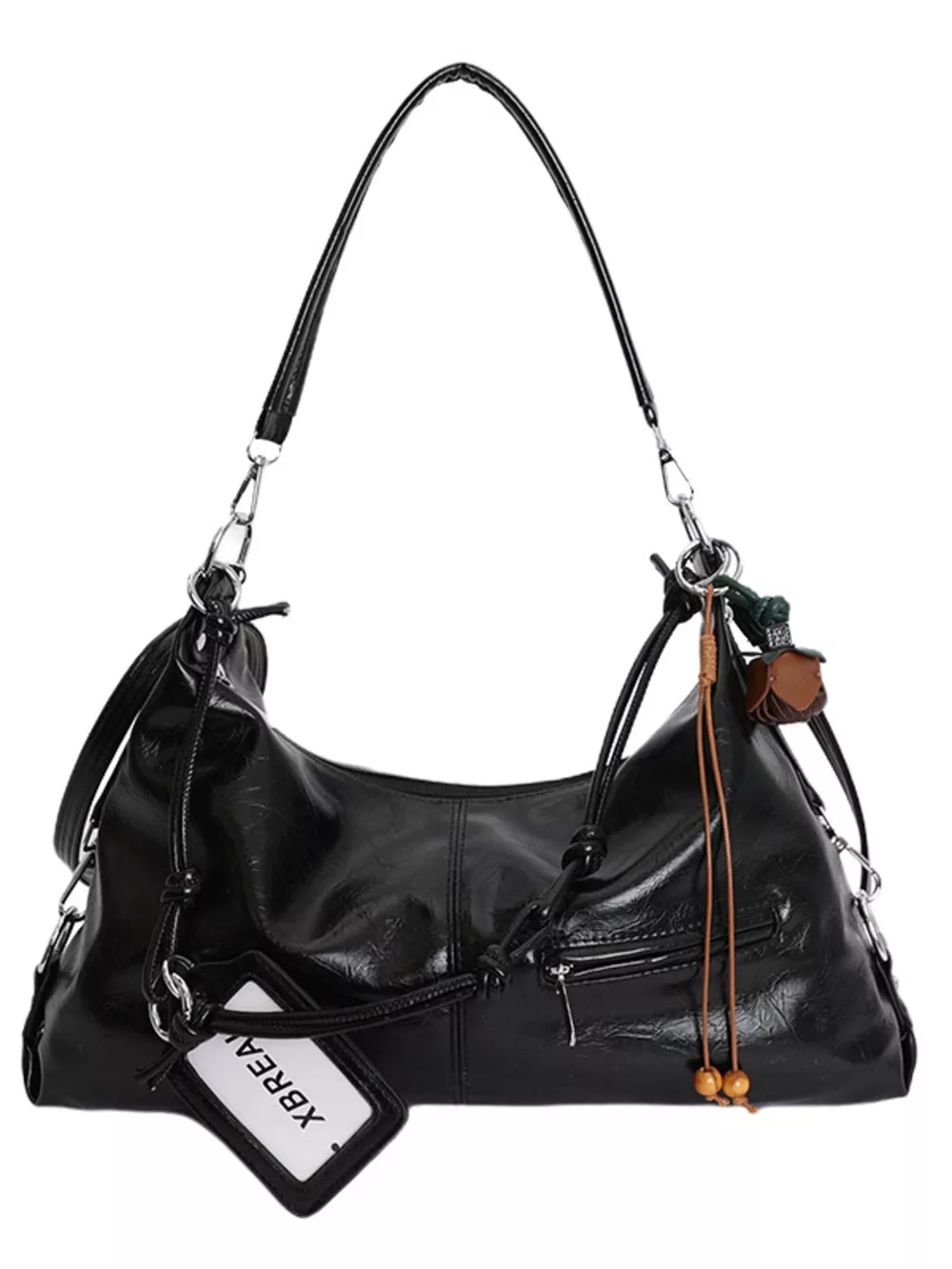 Vintage Style PU Leather Shoulder Bag, image 3