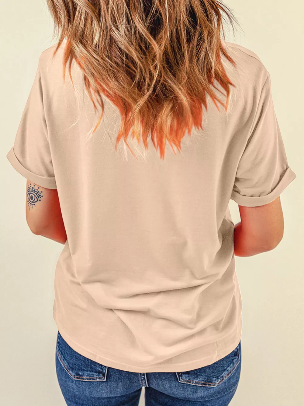 Flying Mallard Sequin Patched Short Sleeve Tee, image 3
