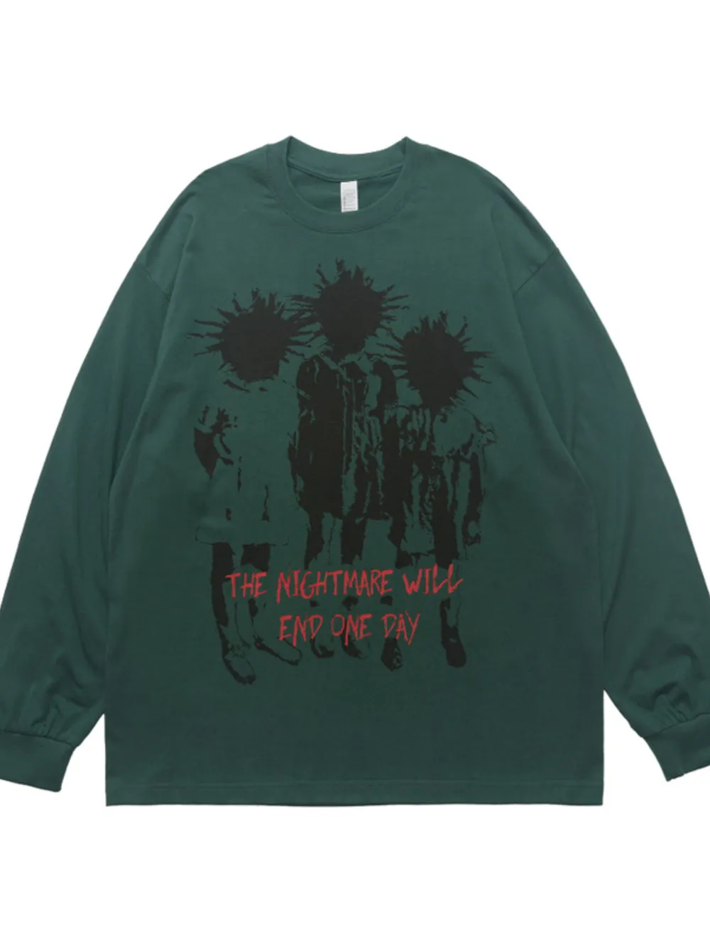 Men's Plus Size Graphic Long Sleeve T-Shirt, image 3