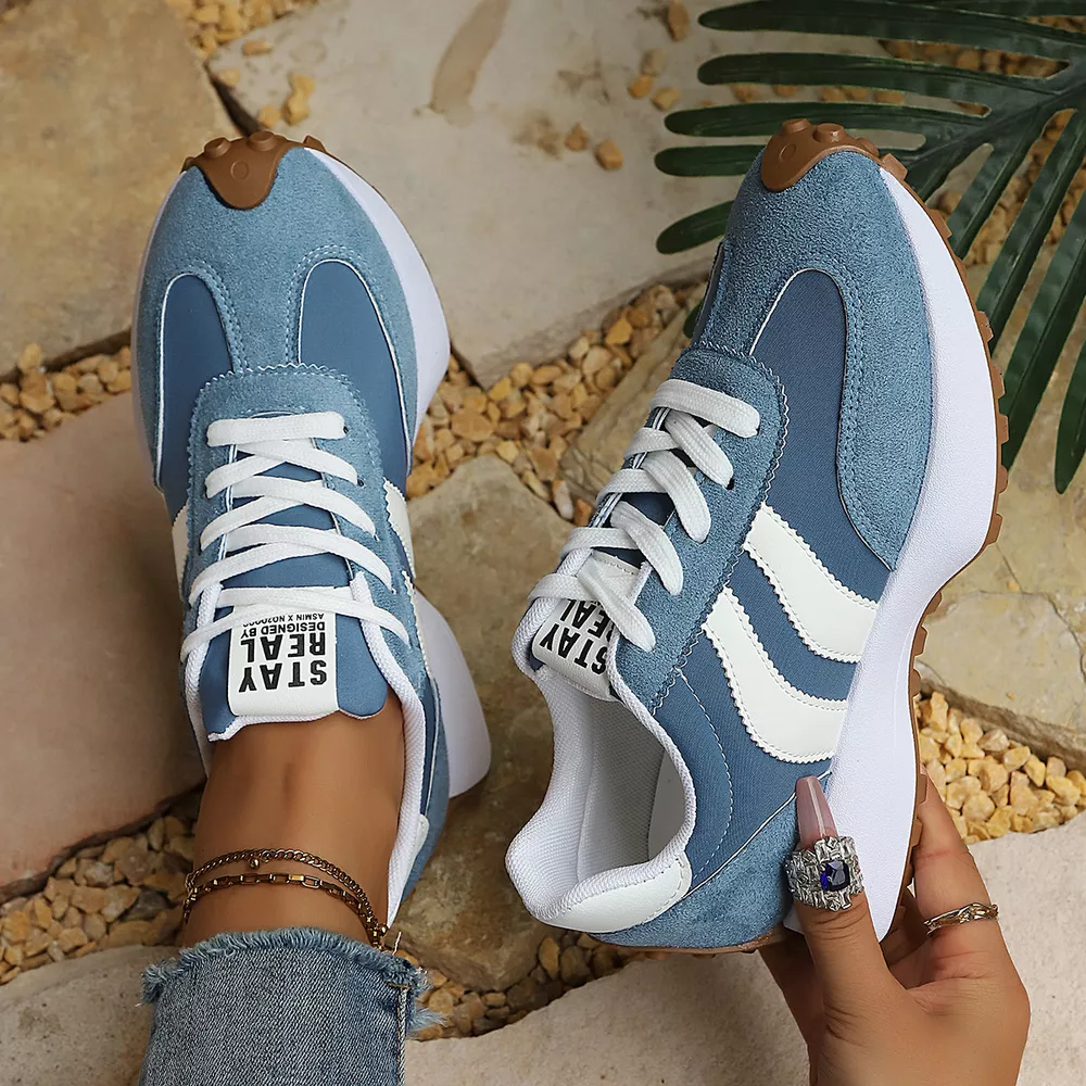 Round Toe Lace Up Sneakers, image 22