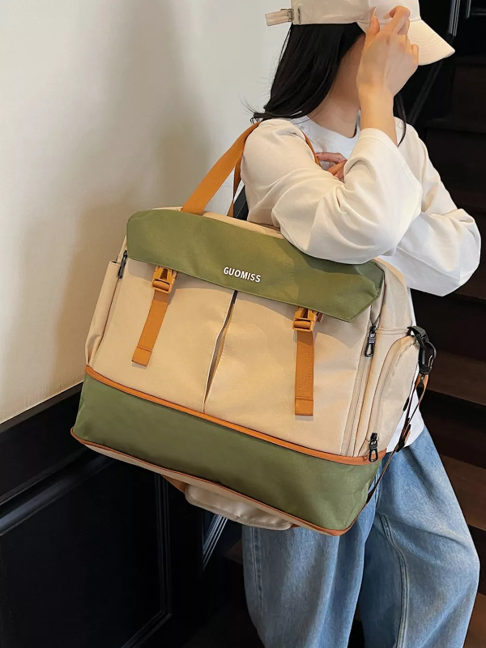 Color Block Travel Bag, image 4