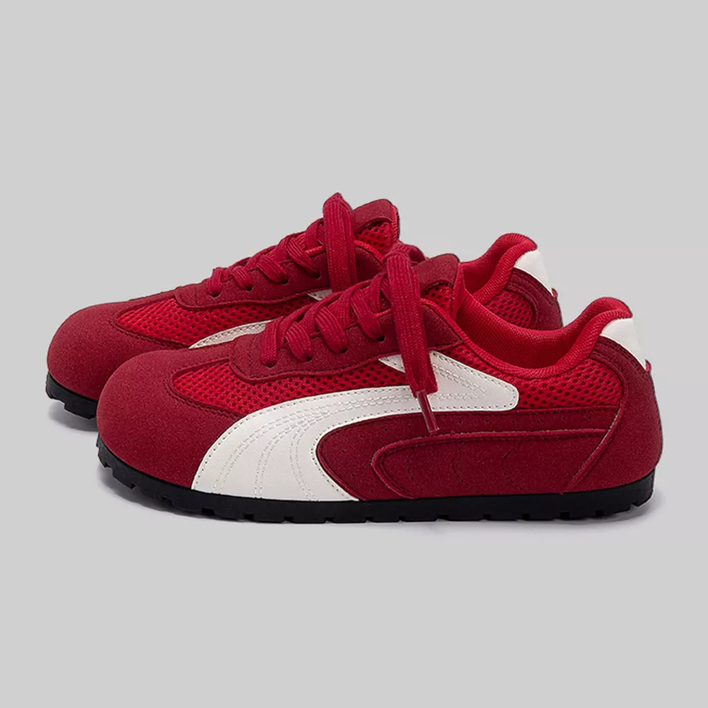 Contrast Lace Up Casual Sneakers, image 9