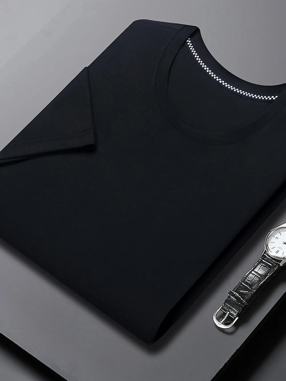 Men's Plus Size Breathable Short Sleeve T-Shirt, image 7