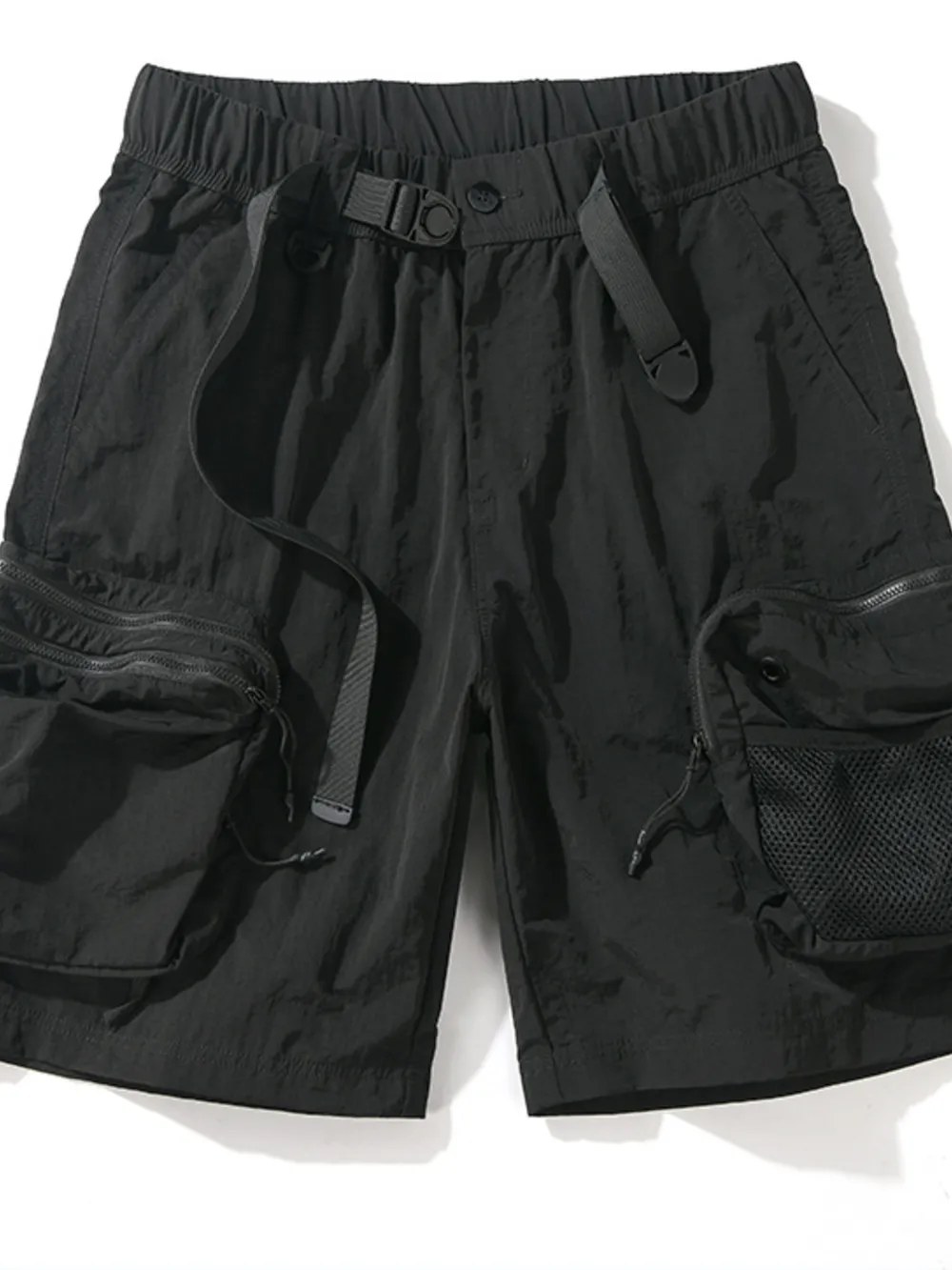Men's Plus Size Multi-Pocket Cargo Shorts