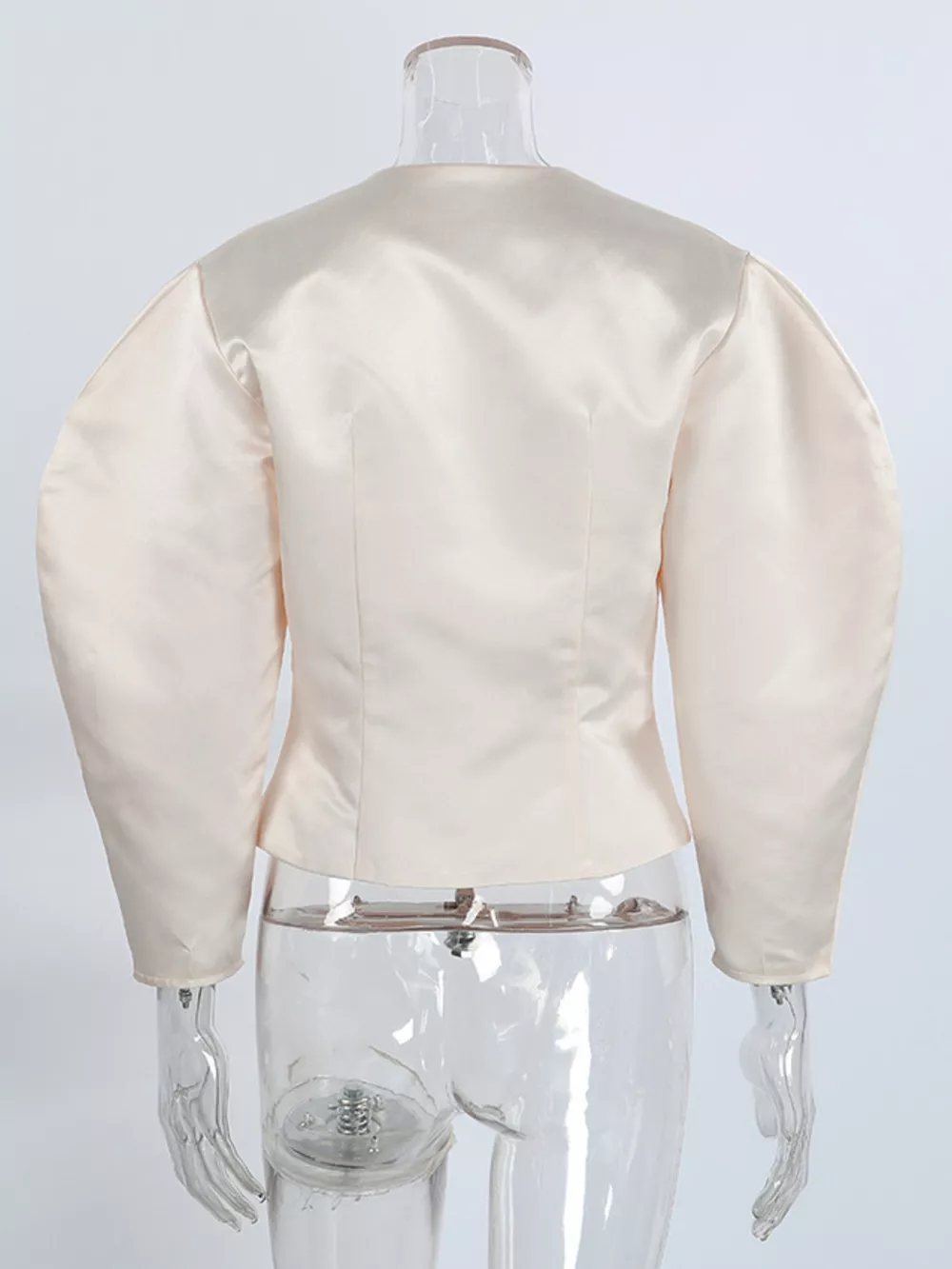 Puff Sleeve Cropped Outerwear, image 7