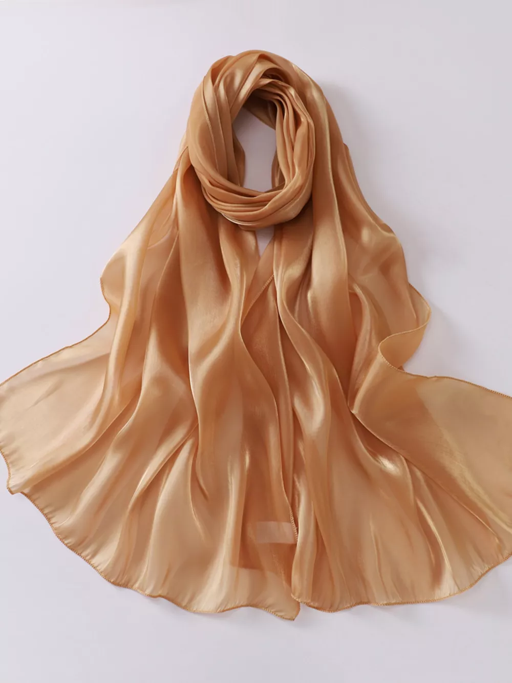 Solid Color Organza Scarf, image 5