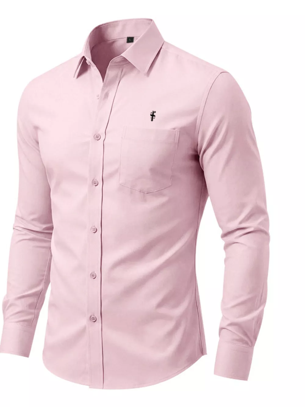 Men's Full Size Slim Fit Button Up Shirt Plus Size