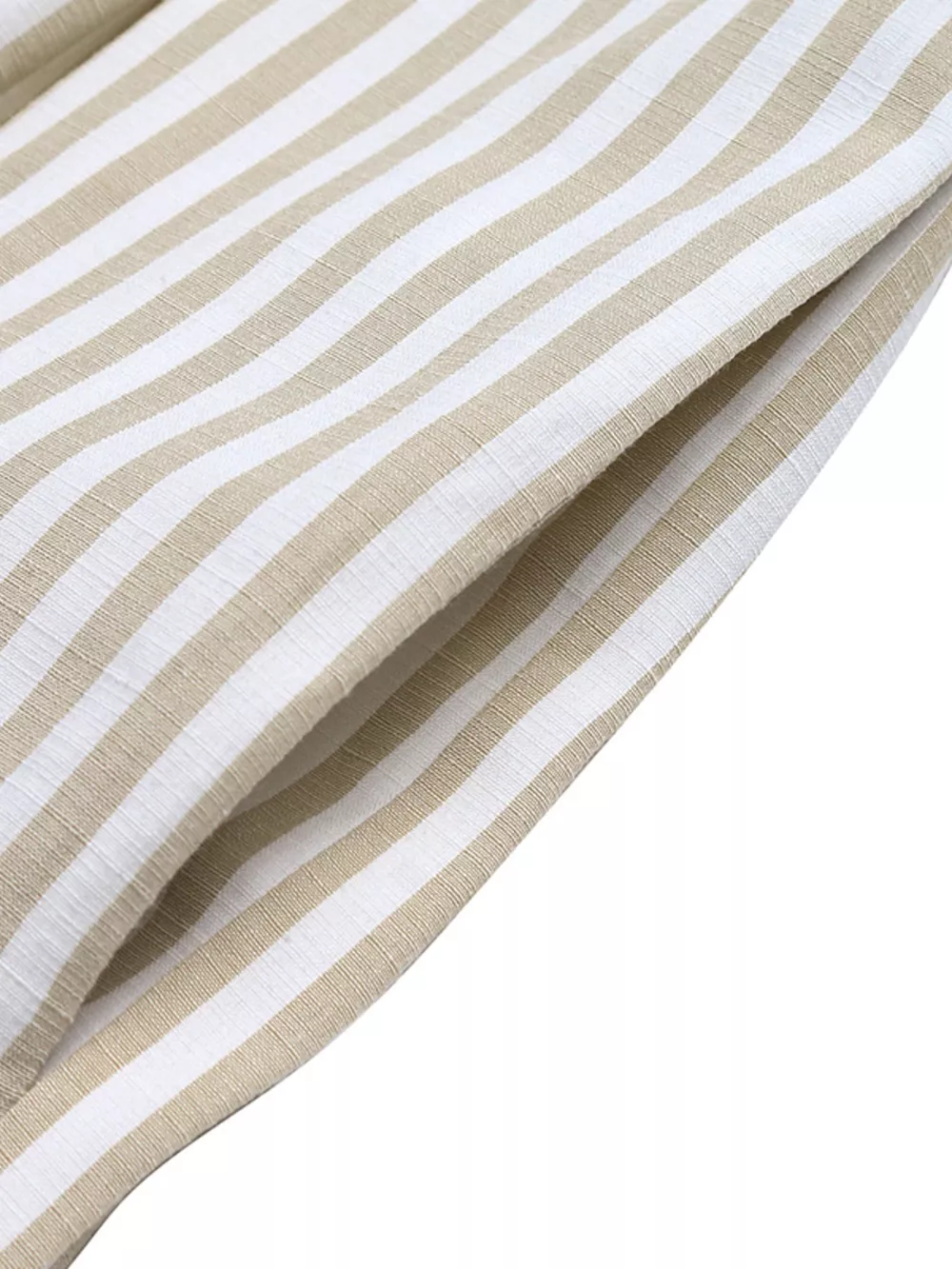 Striped Button-Front Wide Leg Jumpsuit, image 5