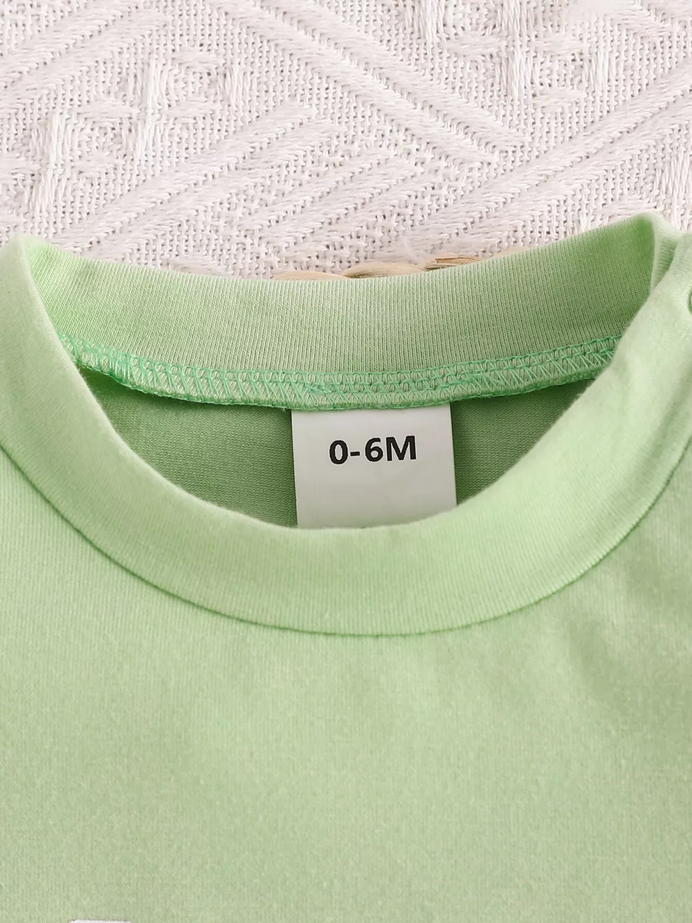 Children's Letter Round Neck Tee and Shorts Set, image 8