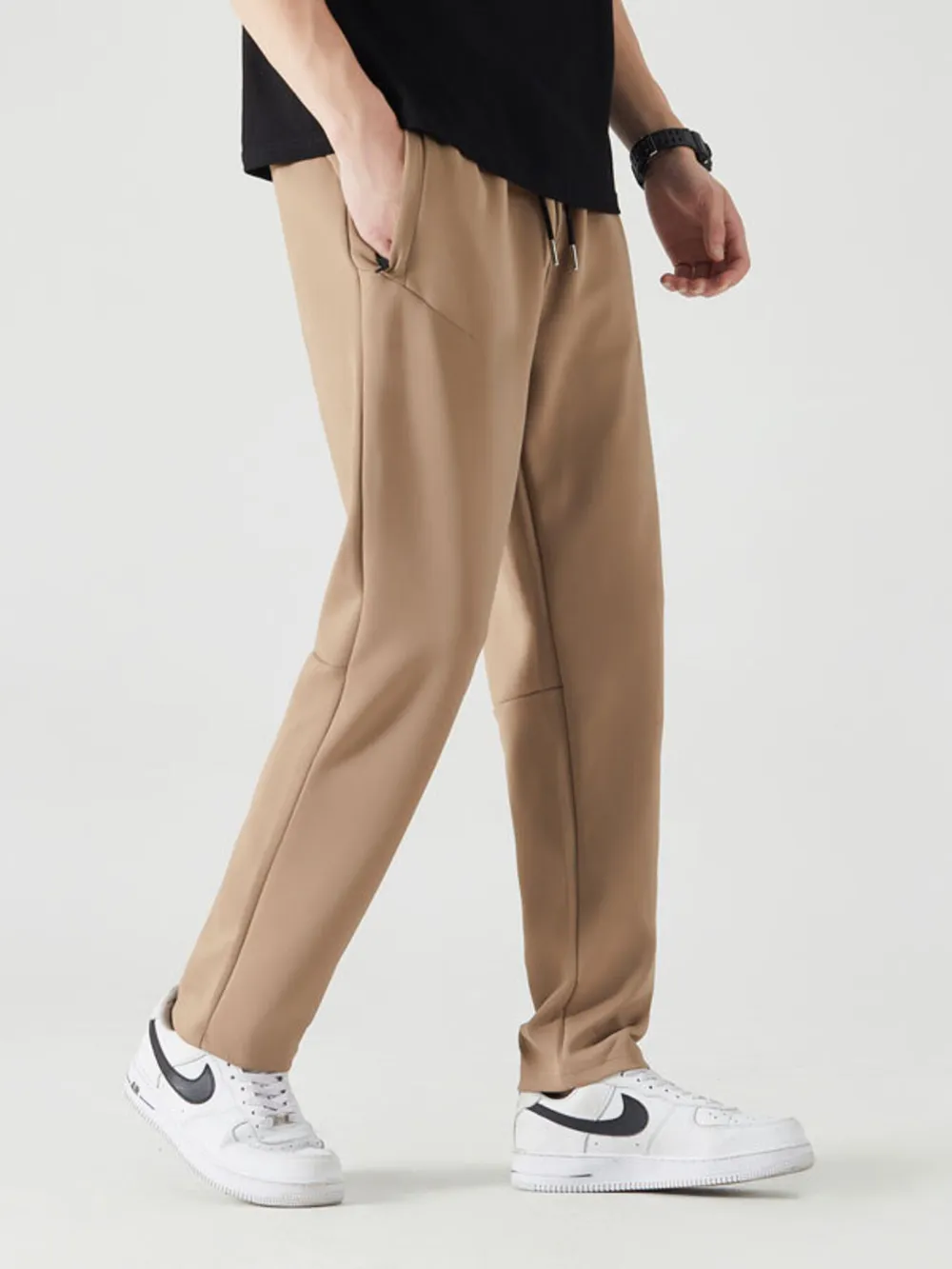 Men's Plus Size Drawstring Active Pants, image 4