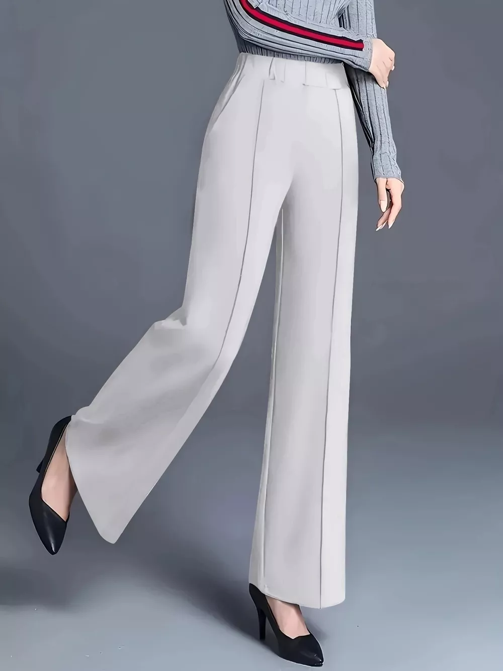 High-Waisted Wide Leg Pants, image 10