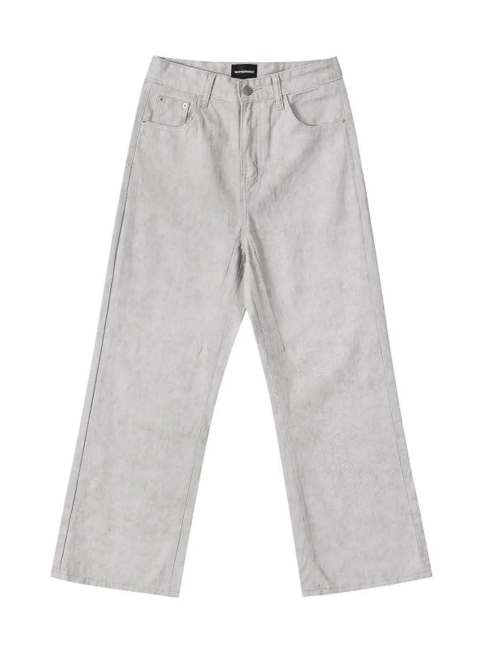 Men's Full Size Washed Wide Leg Pants Plus Size, image 5