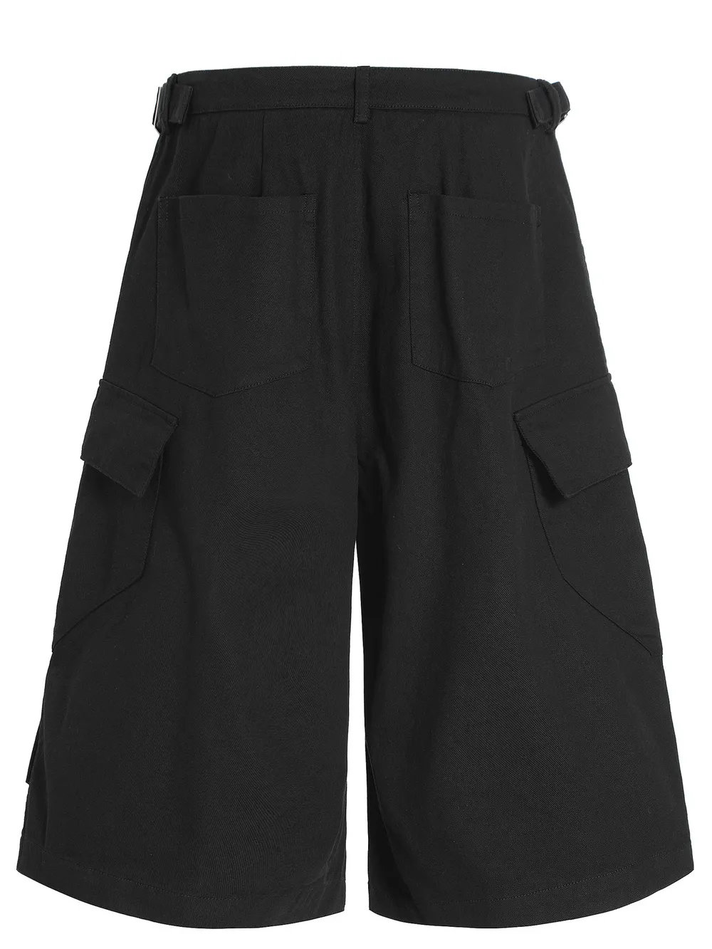 Men's Wide Leg Cargo Shorts with Flower Patch, image 3