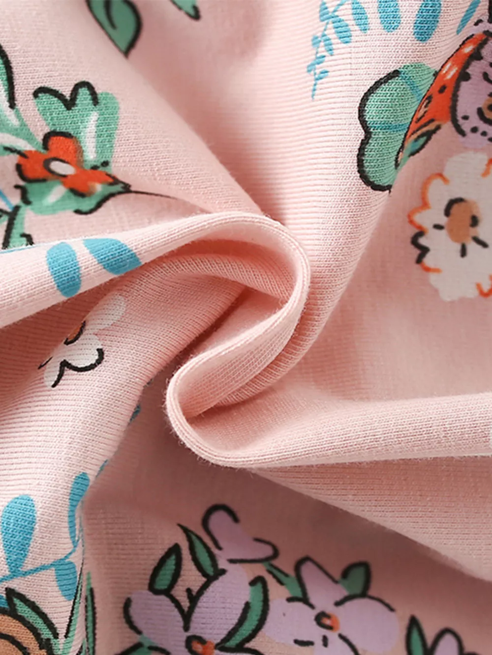 Children's Sleeveless Floral Animal Print Casual Dress, image 3