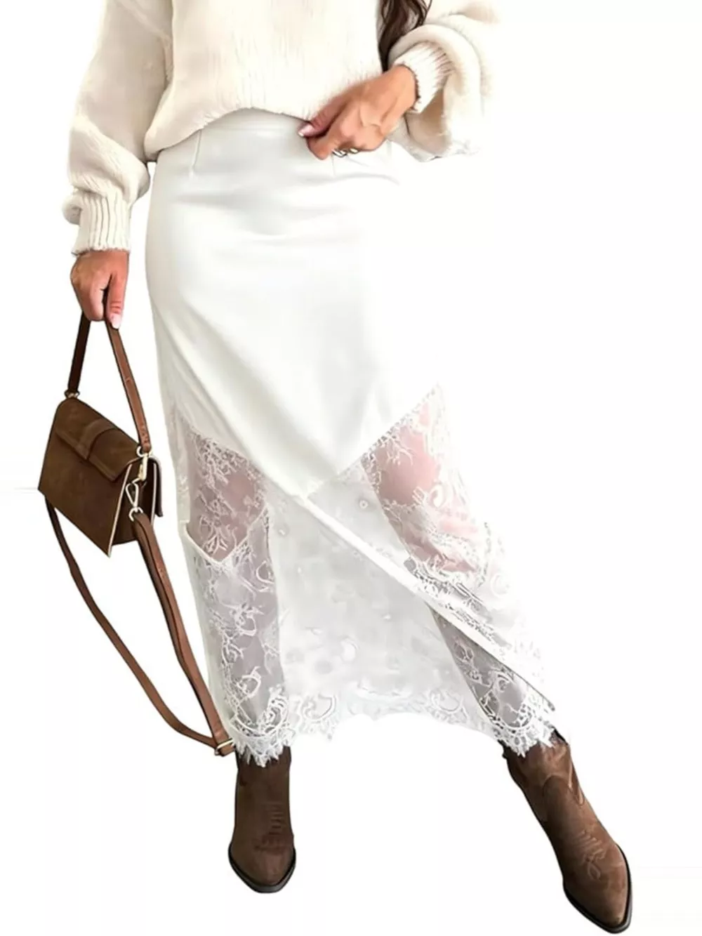 Lace Trim Skirt, image 9