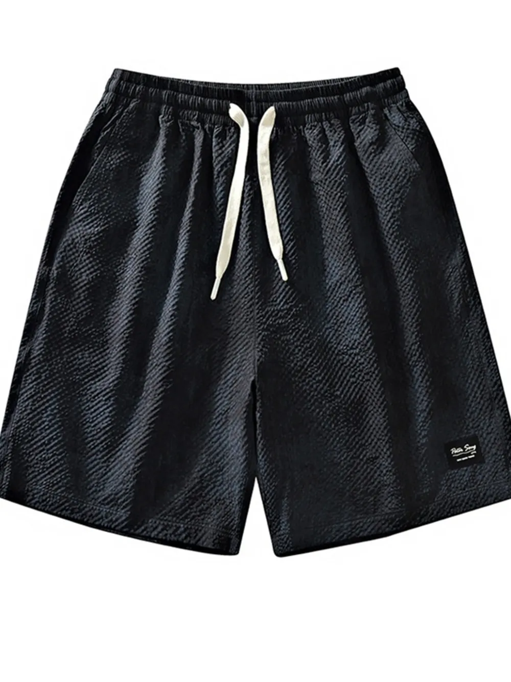 Men's Plus Size Drawstring Shorts with Pockets