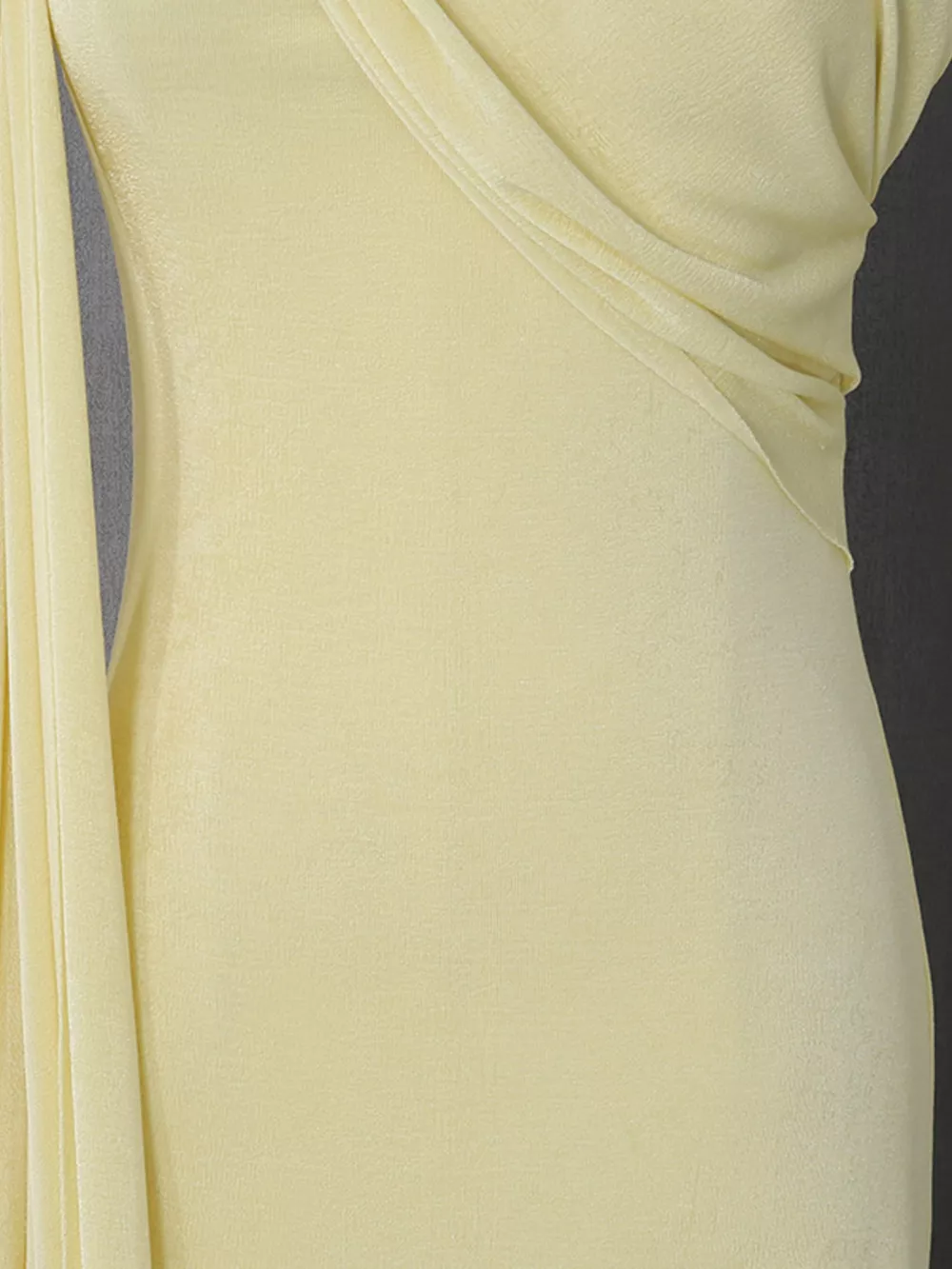 One-Shoulder Draped Maxi Dress, image 12