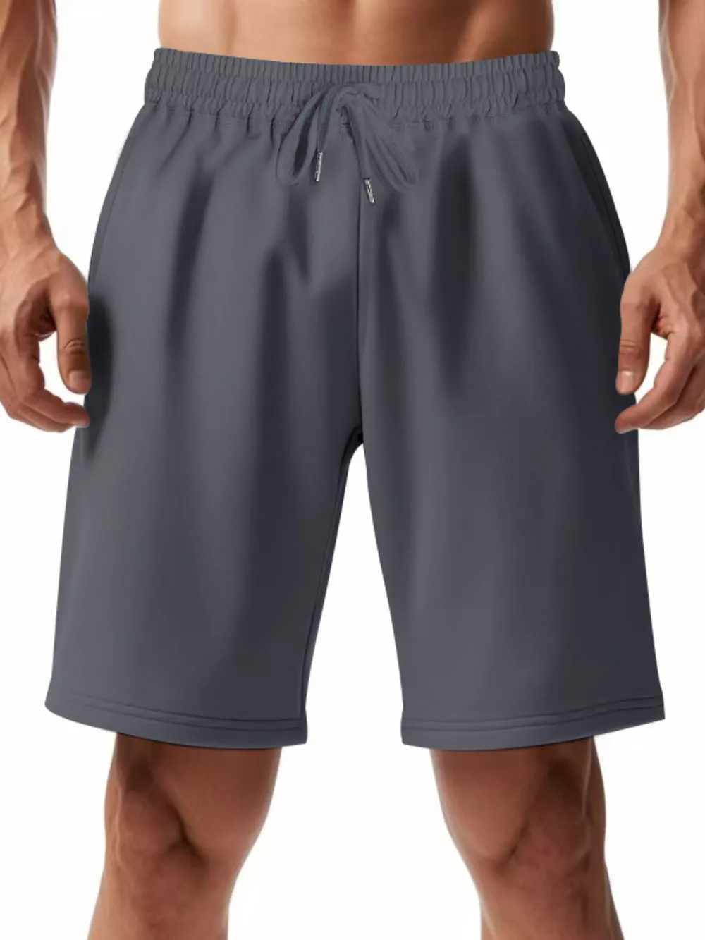 Men's Full Size Casual Drawstring Shorts Plus Size, image 2