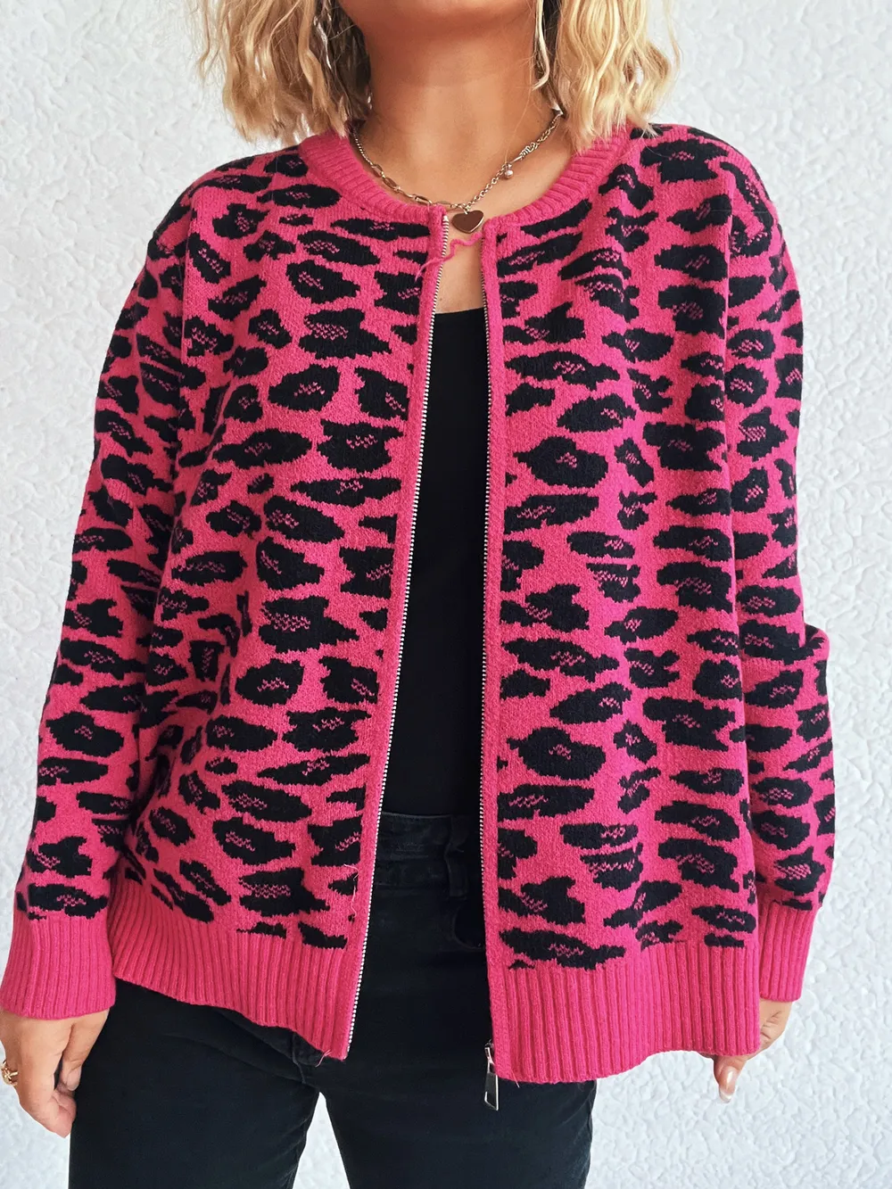 Zip Up Long Sleeve Cardigan, image 20