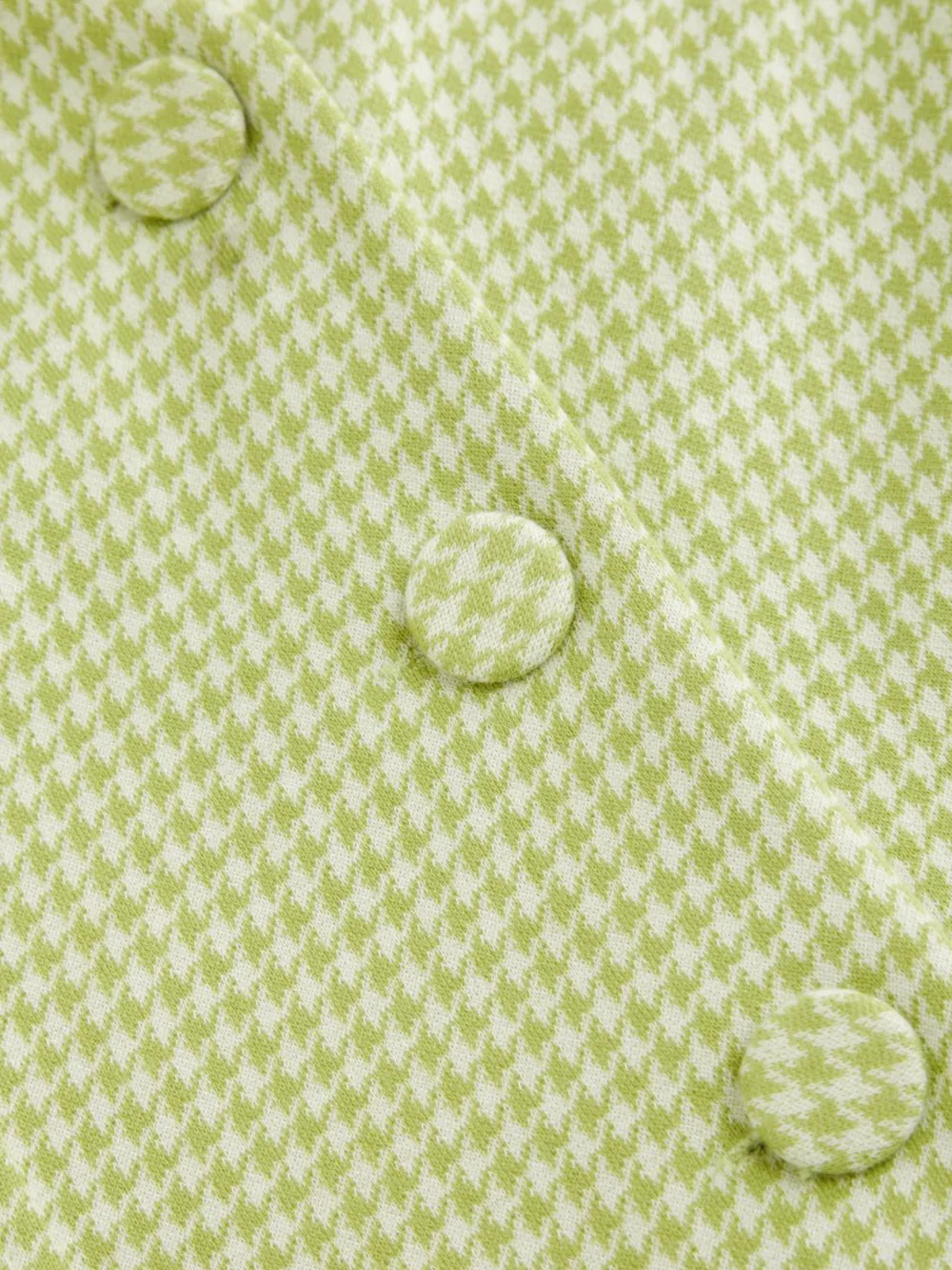 Gingham Button-Front A-Line Mini Dress, image 6