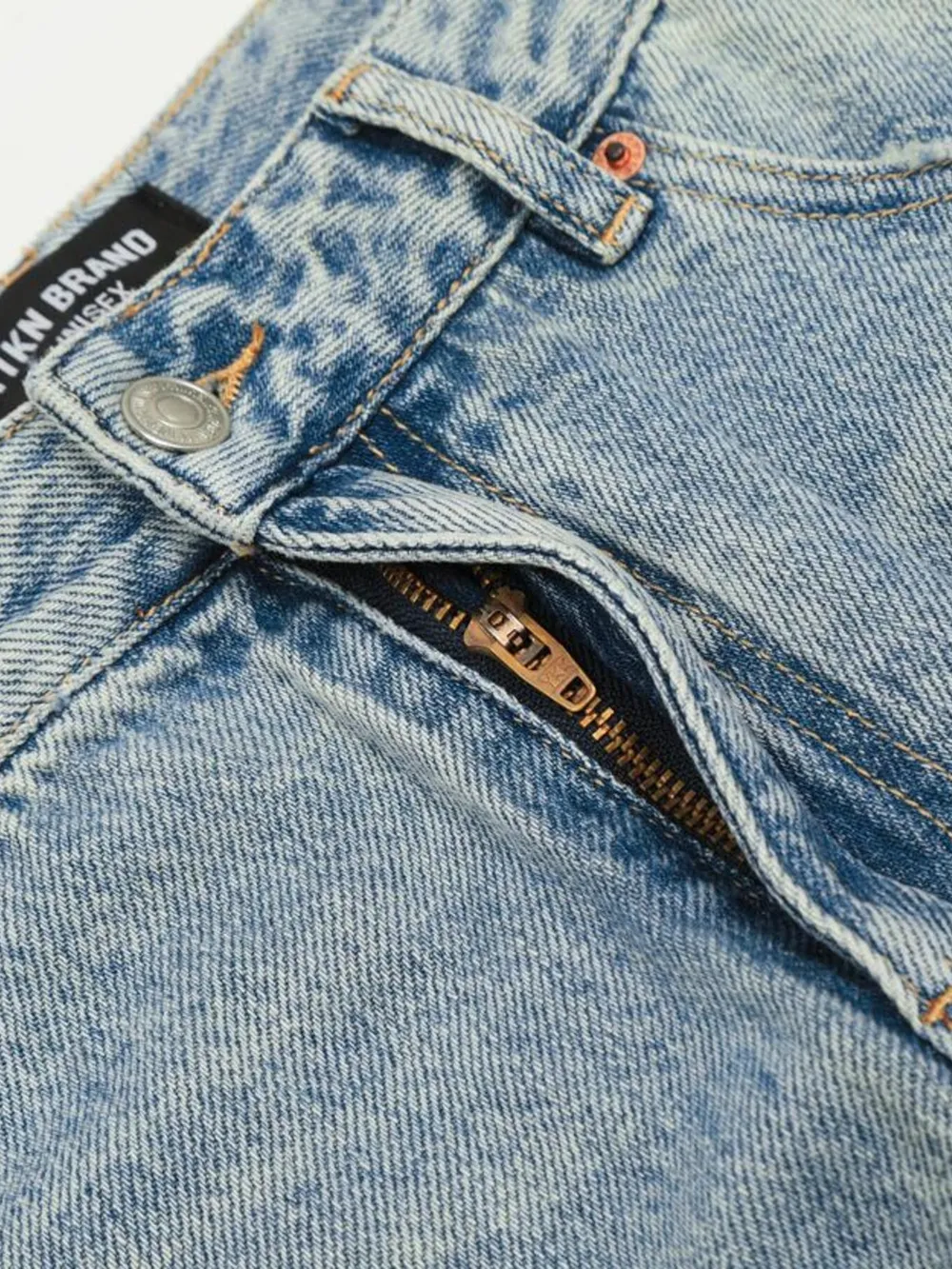 Men's Wash High-Rise Wide Leg Jeans, image 16