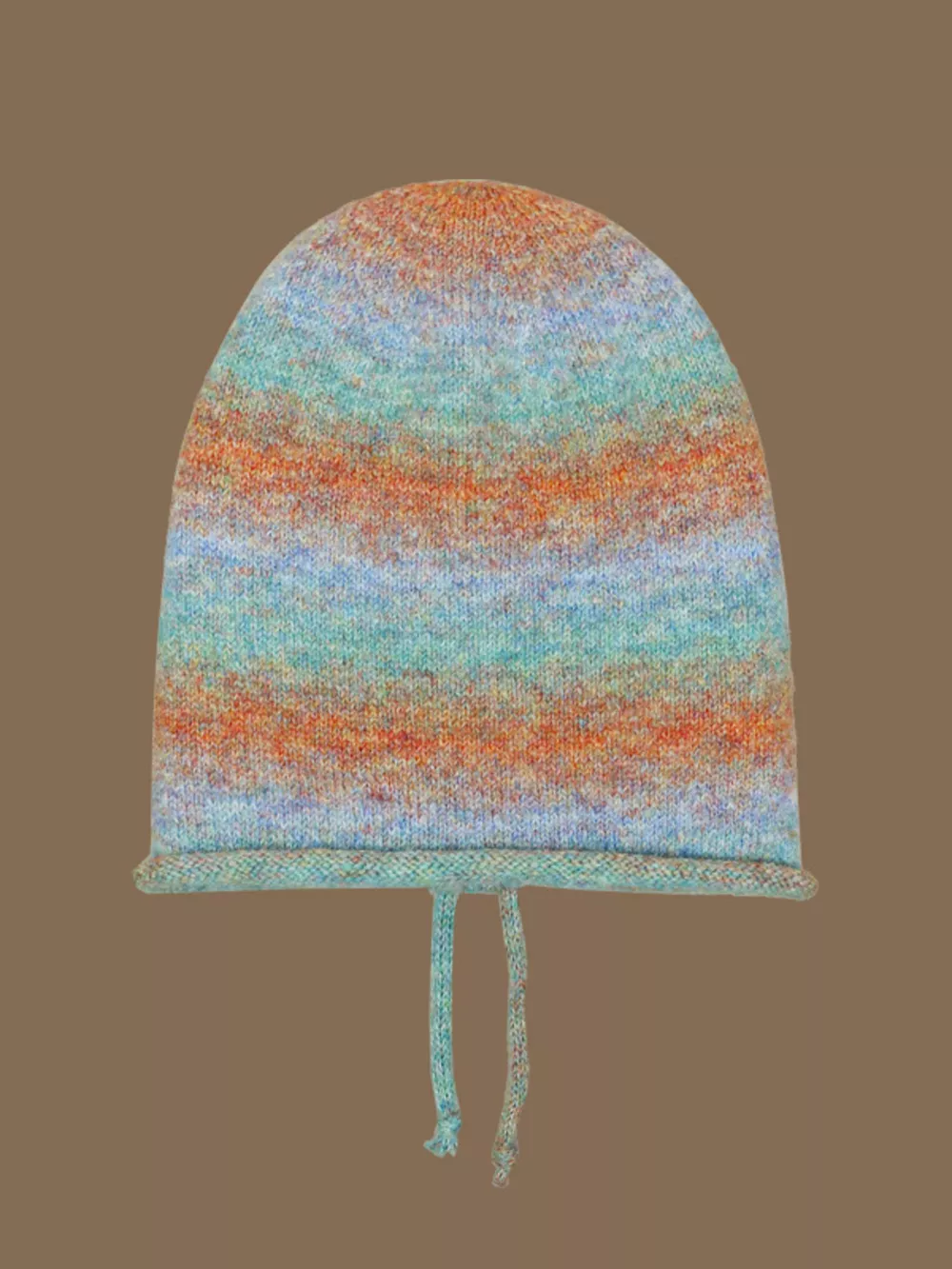 Colorful Knitted Tie-Dye Beanie Hat, image 3