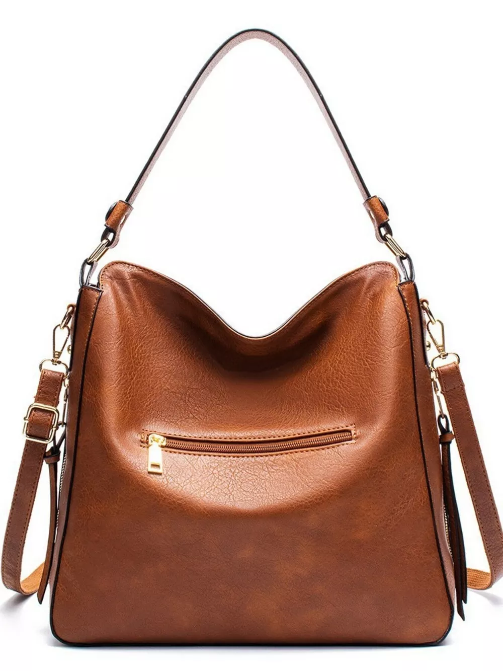 Classic PU Leather Tote Bag, image 8