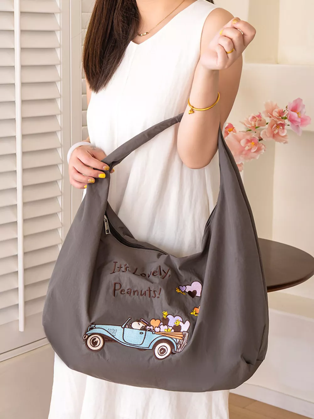 Casual Handbag with Zipper, image 3