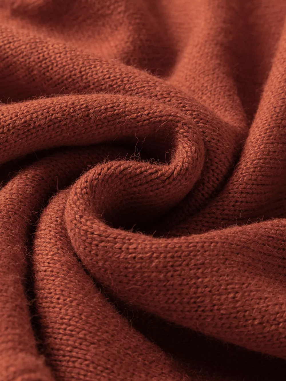 Color Block Turtleneck Drop Shoulder Knit Sweater, image 8