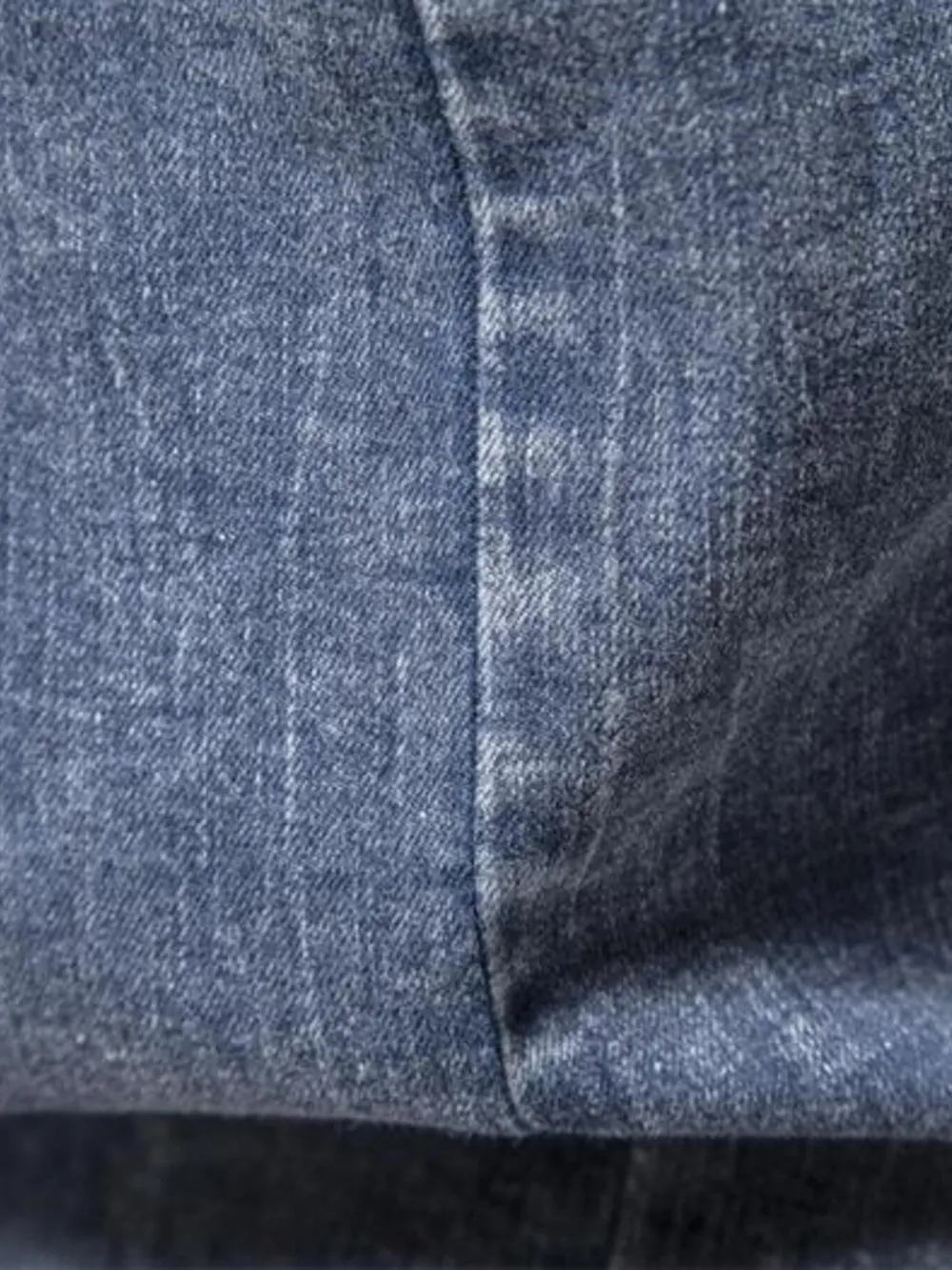 Men's Button Up Long Sleeve Denim Shirt, image 9