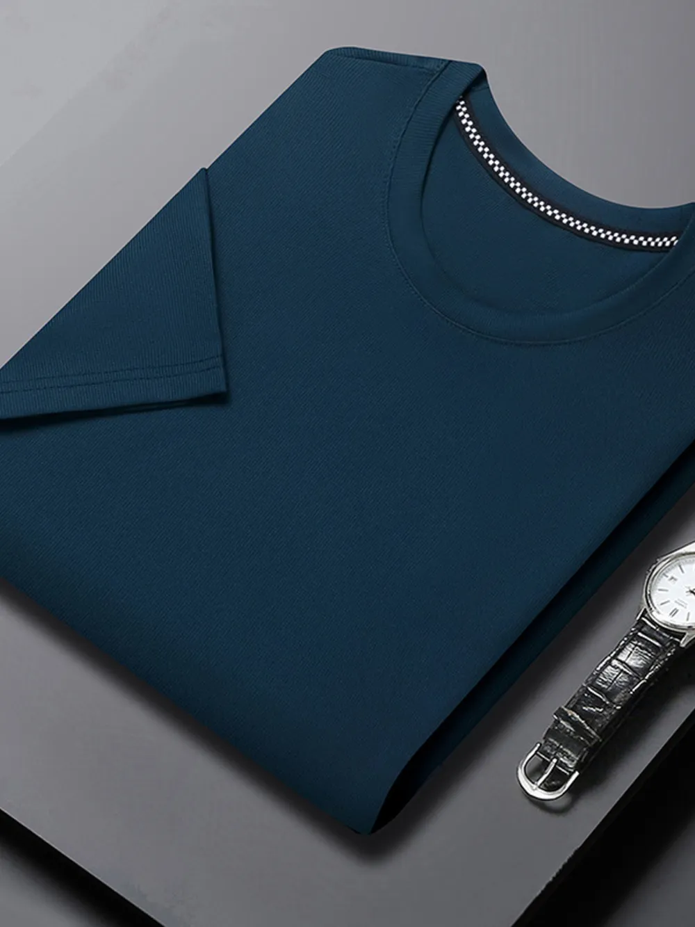Men's Plus Size Breathable Short Sleeve T-Shirt, image 5