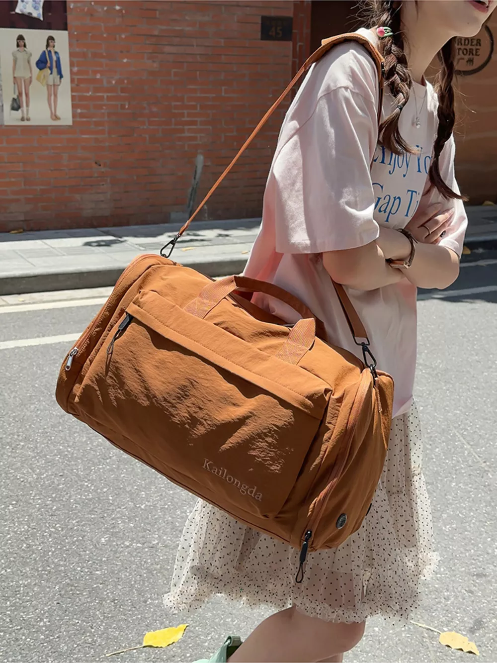 Oxford Cloth Duffel Bag, image 4