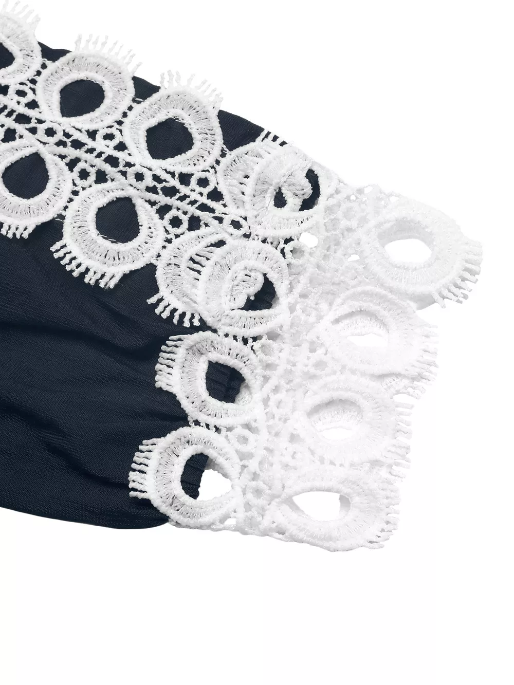 Lace Trim Long Sleeves Blouse, image 11