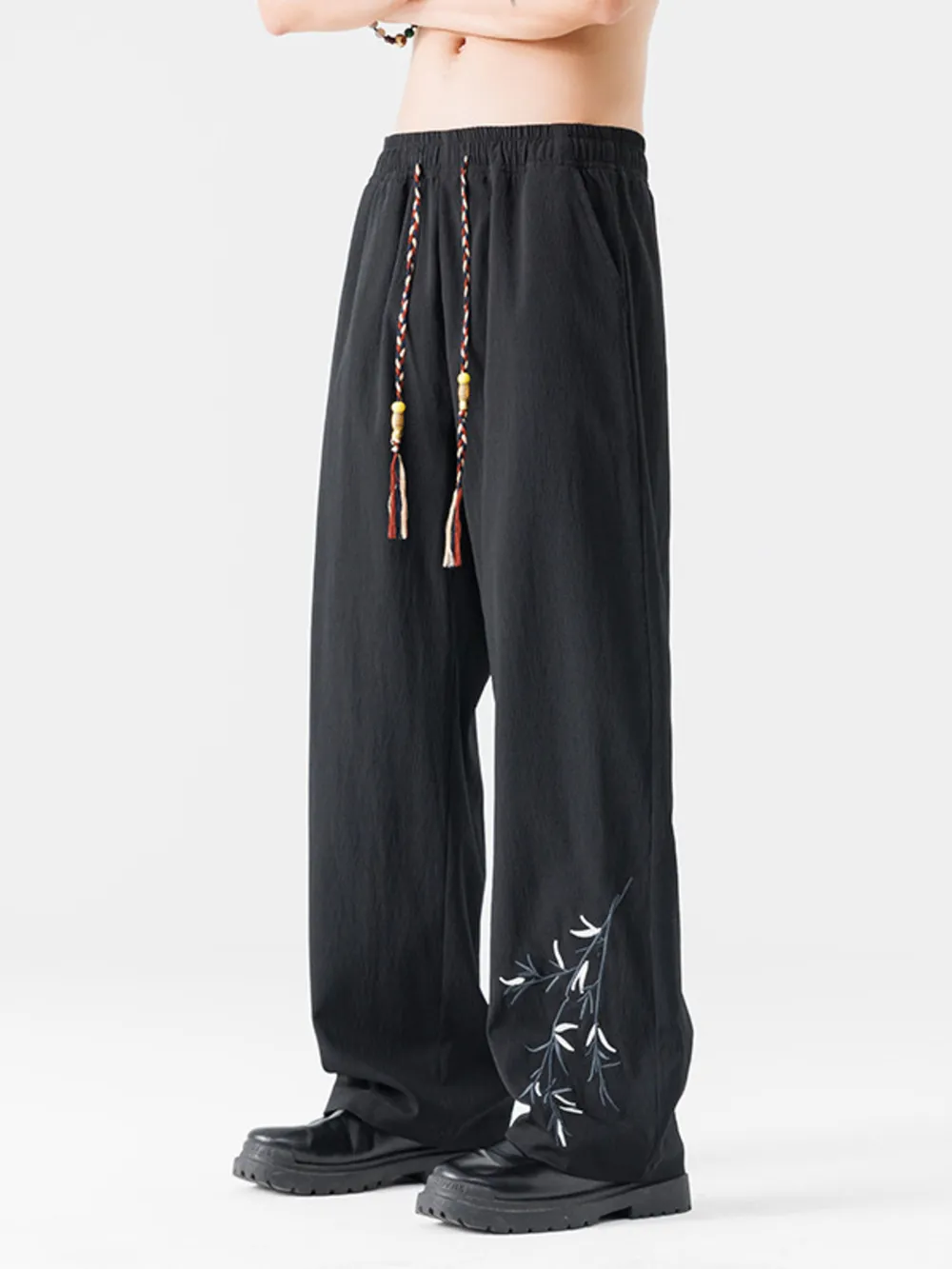 Men's Full Size Wide Leg Pants Plus Size, image 7