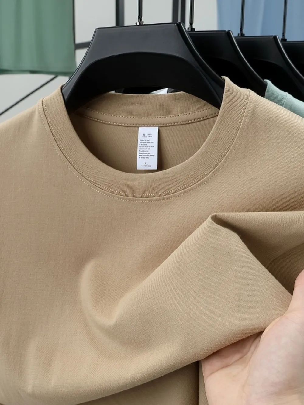 Men's Plus Size Round Neck Short Sleeve T-Shirt, image 10