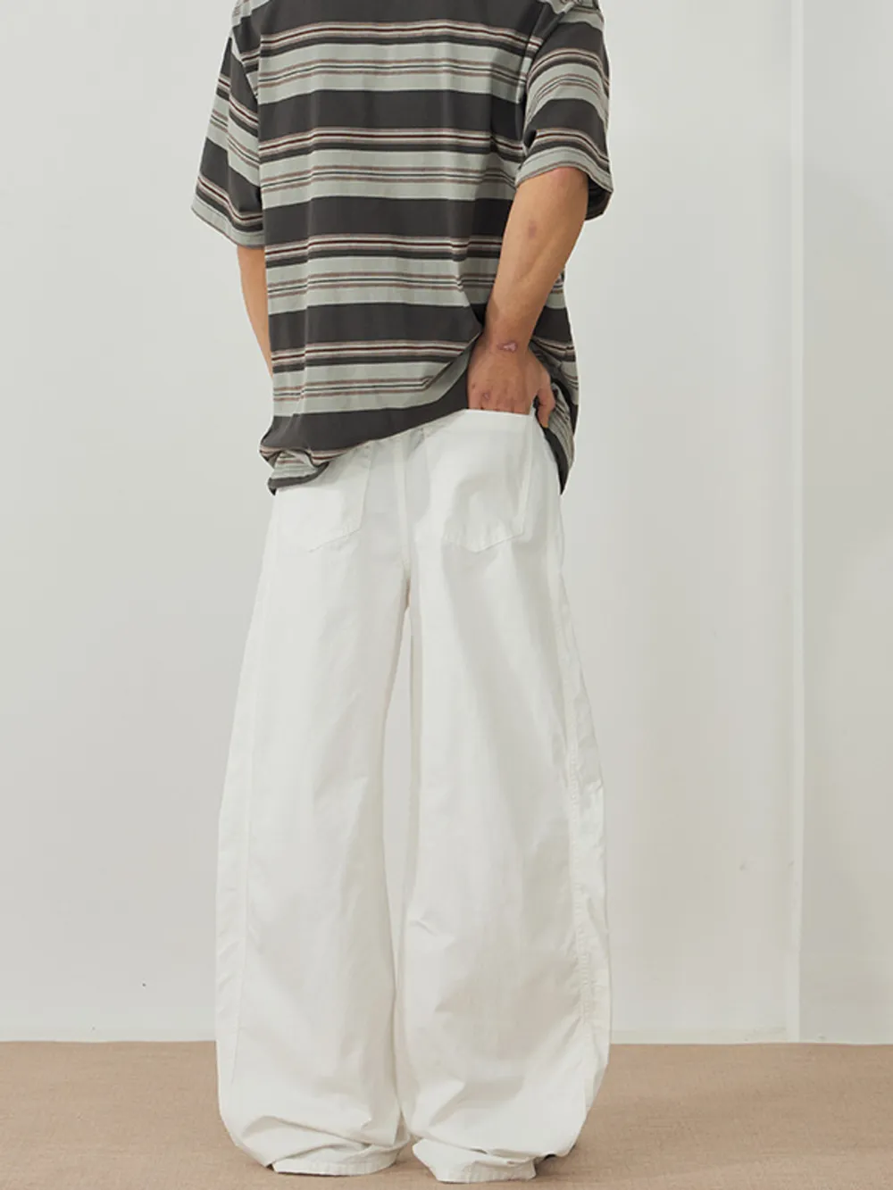 Men's Wide Leg Casual Pants, image 4