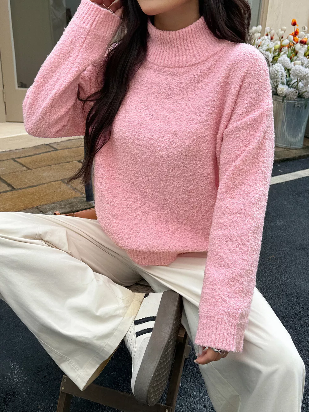 Turtleneck Long Sleeve Sweater, image 10